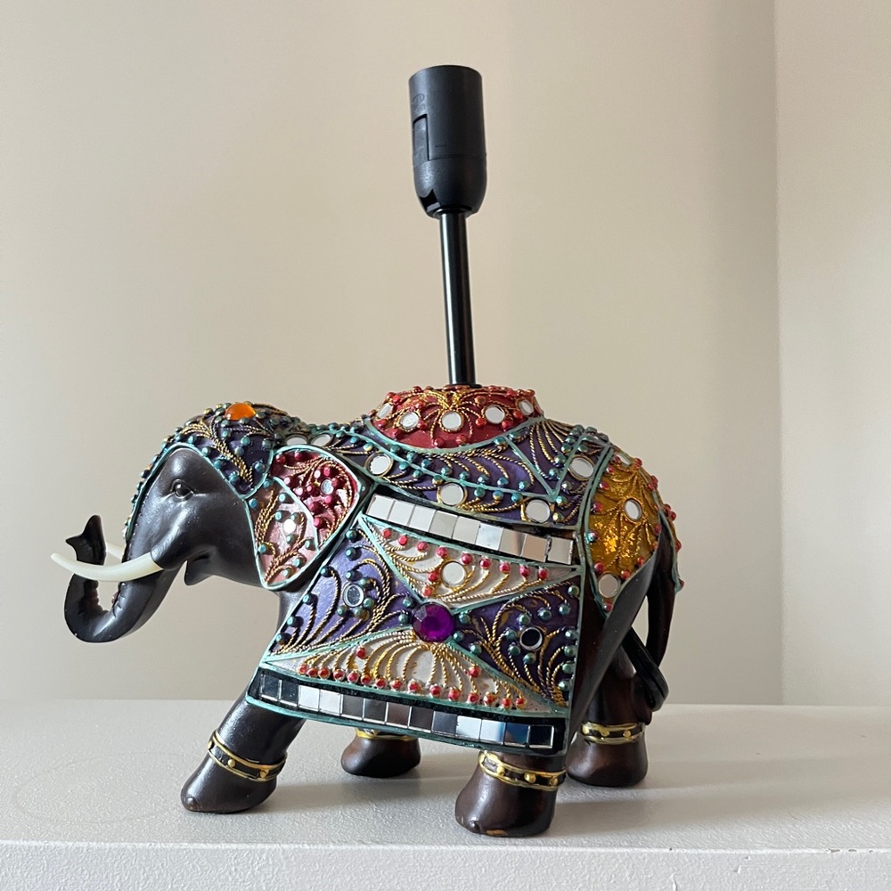 Decorative Elephant Lamp - Picture 1 of 7